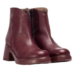 дамски,боти,дамски,високи,обувки,за,ходене,wonders,flytres,25,heel,booties,wine,(red,purple)