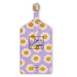 други,аксесоари,legami,daisy,luggage,tag,purple,(white,yellow)
