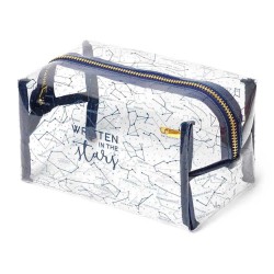 Несесер Legami Makeup Queen Stars wash bag - White (Blue / White) несесер,тоалетни,принадлежности,legami,makeup,queen,stars,wash,bag,white,(blue,white)