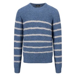 Блуза Fynch hatton 1410348 sweater - Cloud Blue (Blue) блуза,мъжки,пуловери,fynch,hatton,1410348,sweater,cloud,blue,(blue)