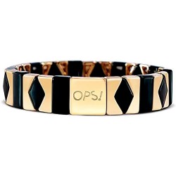 бижутерия,ops,objects,joy,12mm,bracelet,golden,(black,gold)