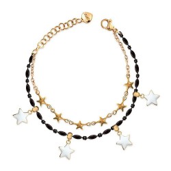 бижутерия,ops,objects,twice,candy,bracelet,black,gold,(golden)