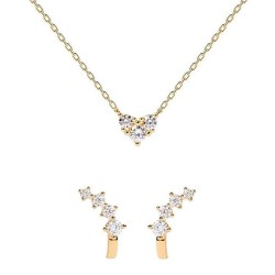 бижутерия,pdpaola,the,forever,sets,necklace,silver,(golden)
