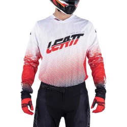 Блуза с дълъг ръкав Leatt 4.5 X-Flow V26 long sleeve jersey - Red / White (Red) блуза,с,дълъг,ръкав,мъжки,тениски,дамски,тениски,leatt,4.5,x,flow,v26,long,sleeve,jersey,red,white,(red)