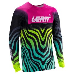 блуза,с,дълъг,ръкав,мъжки,тениски,дамски,тениски,leatt,5.5,ultraweld,v26,long,sleeve,jersey,multicolor,(tiger,pink)