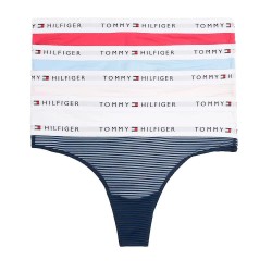 дамско,бельо,дамски,бикини,и,танкини,tommy,hilfiger,uw0uw05932,thong,5,units,light,pink,fuchsia,white,blue,navy,(multicolor)