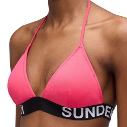 дамски,бански,костюми,sundek,aida,triangle,with,elastic,bikini,top,pitaya,(pink)