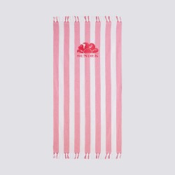 хавлиена,кърпа,хавлии,sundek,beach,fouta,jacquard,with,logo,towel,pitaya,01,(pink)