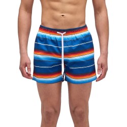 бански,гащета,мъжки,бански,костюми,sundek,elastic,waist,and,el,paso,stripes,print,swimming,shorts,navy,(blue)