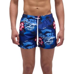 бански,гащета,мъжки,бански,костюми,sundek,elastic,waist,in,recycled,polyester,with,surfing,the,heaven,print,swimming,shorts,electro,blue,(blue)