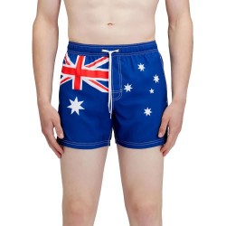 бански,гащета,мъжки,бански,костюми,sundek,elasticated,waistband,recycled,polyester,repreve,australia,flag,swimming,shorts,mineral,blue,02,(blue)