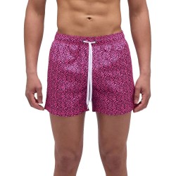 бански,гащета,мъжки,бански,костюми,sundek,flash,leopard,print,elastic,waist,swimming,shorts,hot,pink,(pink)