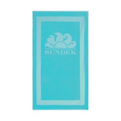хавлиена,кърпа,хавлии,sundek,jacquard,terry,logo,and,frame,towel,blue,java,(blue)