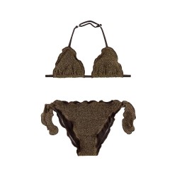 детски,бански,костюми,sundek,mini,magnolia,with,triangle,top,and,bottom,with,bows,bikini,brown,(bronze)