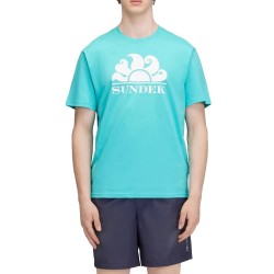 тениска,мъжки,тениски,sundek,new,simeon,crew,neck,with,logo,short,sleeve,t,shirt,seabreeze,01,(blue)
