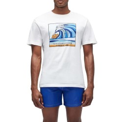 тениска,мъжки,тениски,sundek,tahiti,short,sleeve,t,shirt,white