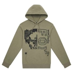 суичър,мъжки,пуловери,fox,racing,skull,hoodie,adobe,(green)