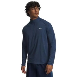 блуза,мъжки,пуловери,under,armour,golf,tech,textured,half,zip,sweatshirt,blue,(wham,blue,white)