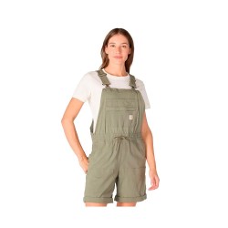 Carhartt Force sleeveless overall - Green (Dusty Olive) дамски,гащеризони,carhartt,force,sleeveless,overall,green,(dusty,olive)