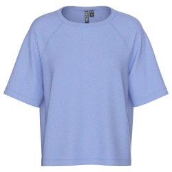 бебешка,блуза,дамски,пуловери,дамски,плетени,дрехи,pieces,bree,short,sleeve,sweater,baby,lavender,(blue,purple)