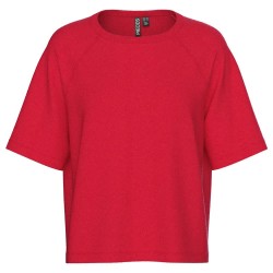 блуза,дамски,пуловери,дамски,плетени,дрехи,pieces,bree,short,sleeve,sweater,lollipop,(red)