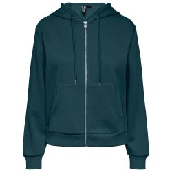 блуза,дамски,блузи,pieces,chilli,full,zip,sweatshirt,reflecting,pond,(blue)