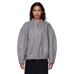 яке,дамски,якета,и,палта,pieces,debbie,bomber,jacket,light,grey,melange,(grey)