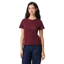 тениска,дамски,тениски,pieces,marie,short,sleeve,t,shirt,tawny,port,(purple)