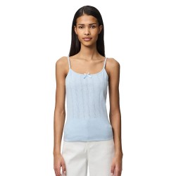 тениска,дамски,тениски,pieces,marie,singlet,poin,sleeveless,t,shirt,cashmere,blue,(blue)