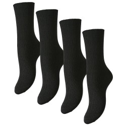 чорапи,дамски,чорапи,pieces,marta,crew,socks,4,pairs,black,black,black,black,(black)