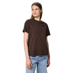тениска,дамски,тениски,pieces,ria,solid,short,sleeve,t,shirt,brown,(hot,fudge)