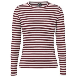 тениска,дамски,тениски,pieces,ruka,long,sleeve,t,shirt,tawny,port,white,(red)