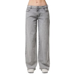 дънки,дамски,панталони,pieces,selma,lg,wide,leg,low,waist,jeans,light,grey,denim,(grey)