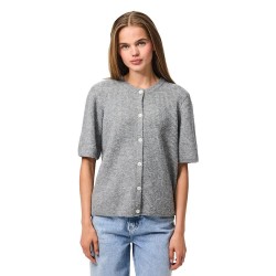 жилетка,дамски,пуловери,дамски,плетени,дрехи,pieces,silly,cardigan,medium,grey,melange,(grey)