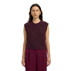 потник,дамски,пуловери,дамски,плетени,дрехи,selected,lulu,knitted,vest,fig,(purple)