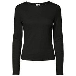 тениска,дамски,тениски,yas,paloma,long,sleeve,t,shirt,black