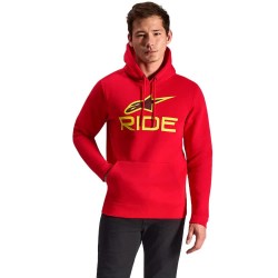 суичър,мъжки,пуловери,alpinestars,ride,v3,hoodie,red,(red,hi,vis,yellow,black)