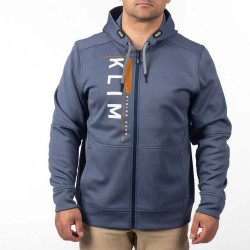 Блуза Klim Barracks full zip sweatshirt - Blue (Vintage Indigo / White) блуза,мъжки,пуловери,klim,barracks,full,zip,sweatshirt,blue,(vintage,indigo,white)