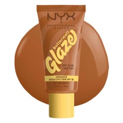 Nyx professional makeup Buttermelt Glaze +SPF 30 05 Chai Butta skin tint - Brown ексфолианти,nyx,professional,makeup,buttermelt,glaze,+spf,30,05,chai,butta,skin,tint,brown