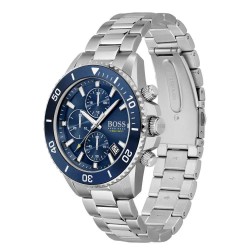 часовник,часовници,boss,admiral,45,mm,watch,silver,blue,mineral,(silver)