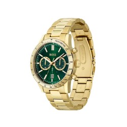 Часовник BOSS Allure 44 mm watch - Golden (Gold / Green / Mineral) часовник,часовници,boss,allure,44,mm,watch,golden,(gold,green,mineral)