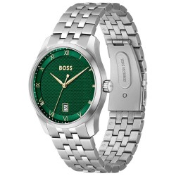 часовник,часовници,boss,principle,41,mm,watch,silver,(silver,green,mineral)