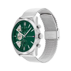 часовник,часовници,tommy,hilfiger,baker,43,mm,watch,silver,(silver,green,mineral)