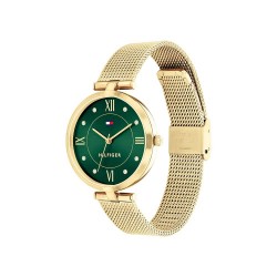 часовник,часовници,tommy,hilfiger,ella,34,mm,woman,watch,gold,dark,green,mineral