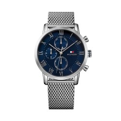 часовник,часовници,tommy,hilfiger,kane,44,mm,watch,silver,dark,blue,mineral