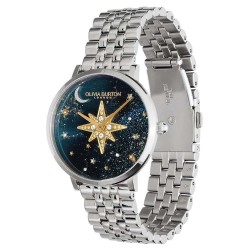 часовник,часовници,olivia,burton,celestial,nova,35,mm,woman,watch,silver,blue,mineral