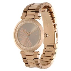 Часовник Olivia burton T-Bar Floral 34 mm woman watch - Golden (Rose Gold / Rose Gold / Mineral) часовник,часовници,olivia,burton,t,bar,floral,34,mm,woman,watch,golden,(rose,gold,rose,gold,mineral)