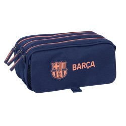 канцеларски,принадлежности,safta,812526710,f.c,barcelona,2nd,kit,triple,pencil,case,blue,(multicolor)