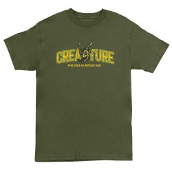 Тениска Creature Drop out short sleeve T-shirt - Green (Military Green) тениска,мъжки,тениски,дамски,тениски,creature,drop,out,short,sleeve,t,shirt,green,(military,green)