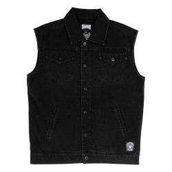 Елек Creature Resurrection vest - Black (Black) елек,мъжки,жилетки,creature,resurrection,vest,black,(black)